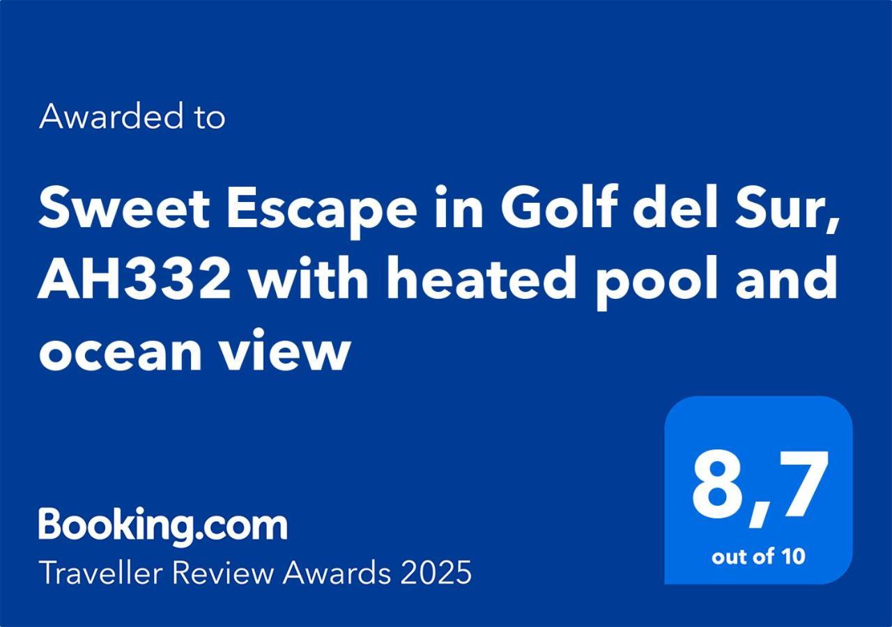 Appartamento Sweet Escape In Golf Del Sur, Ah332 With Heated Pool And Ocean View San Miguel de Abona Esterno foto